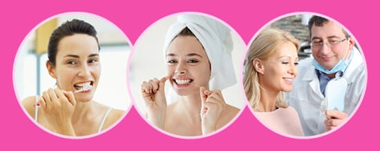 Good oral health can prevent breast cancer. Good oral hygiene includes brushing, flossing, and dental visits.